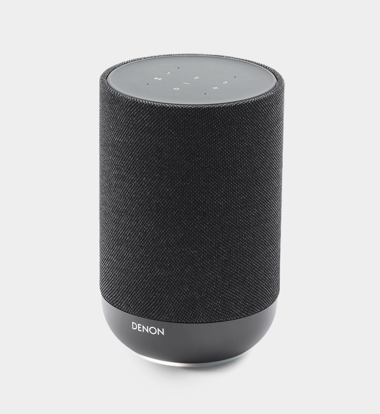 Denon Home 200 in Charcoal lifestyle view